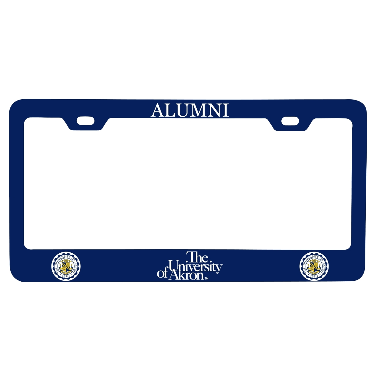Akron Zips Alumni License Plate Frame