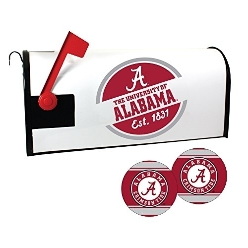 R And R Imports Alabama Crimson Tide Magnetic Mailbox Cover And Sticker Set