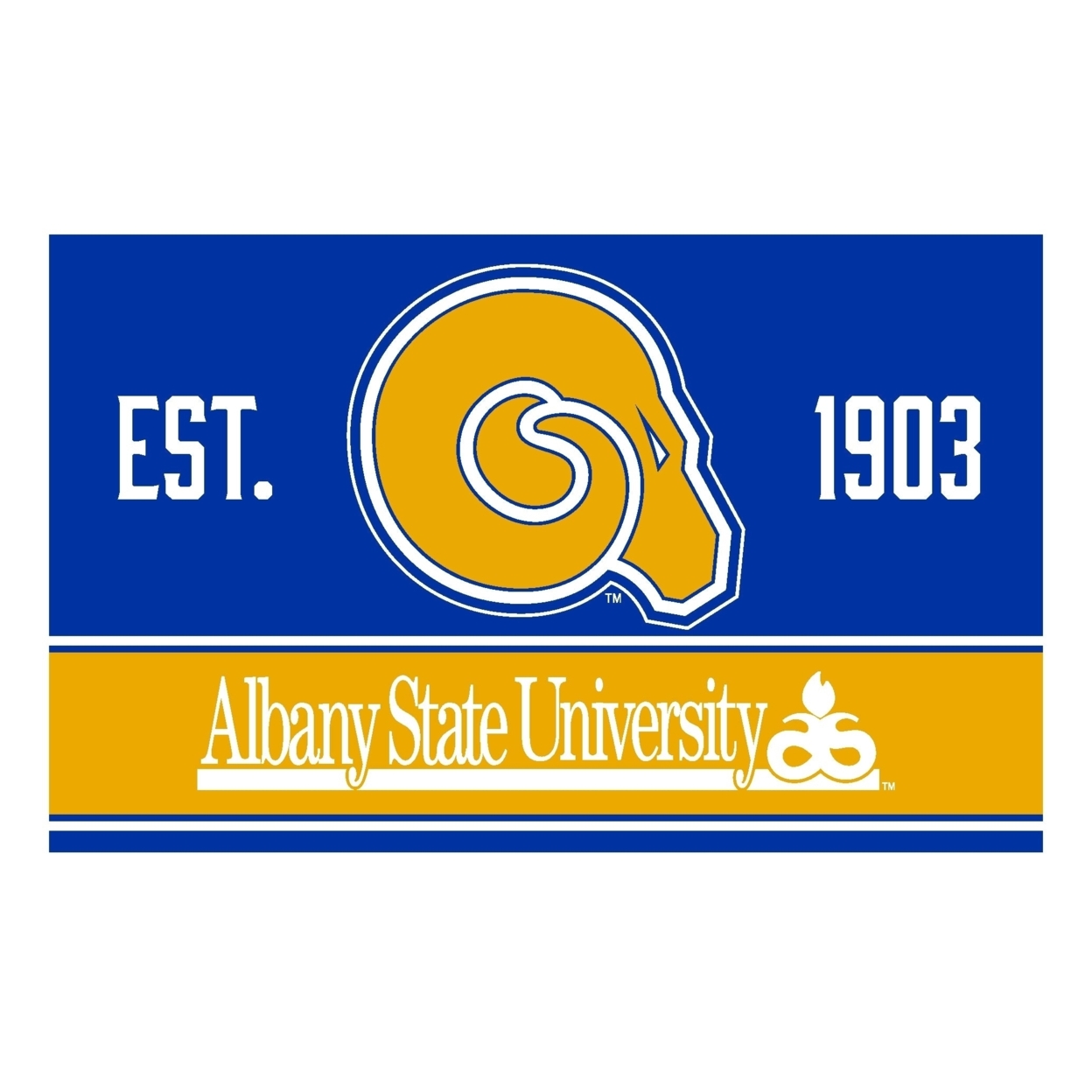 R And R Imports Albany State University Wood Sign With Frame