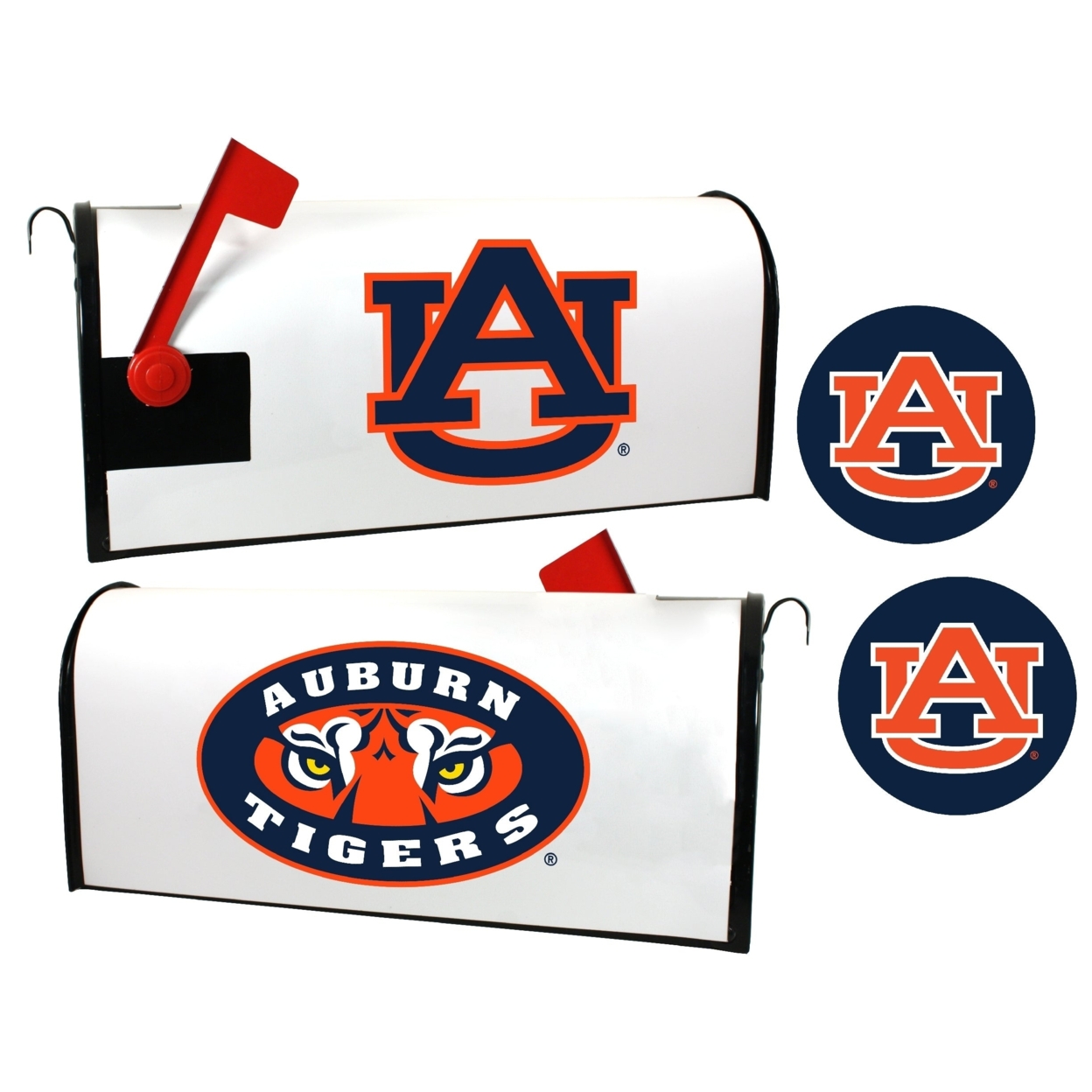 R And R Imports Auburn Magnetic Mailbox Cover & Sticker Set