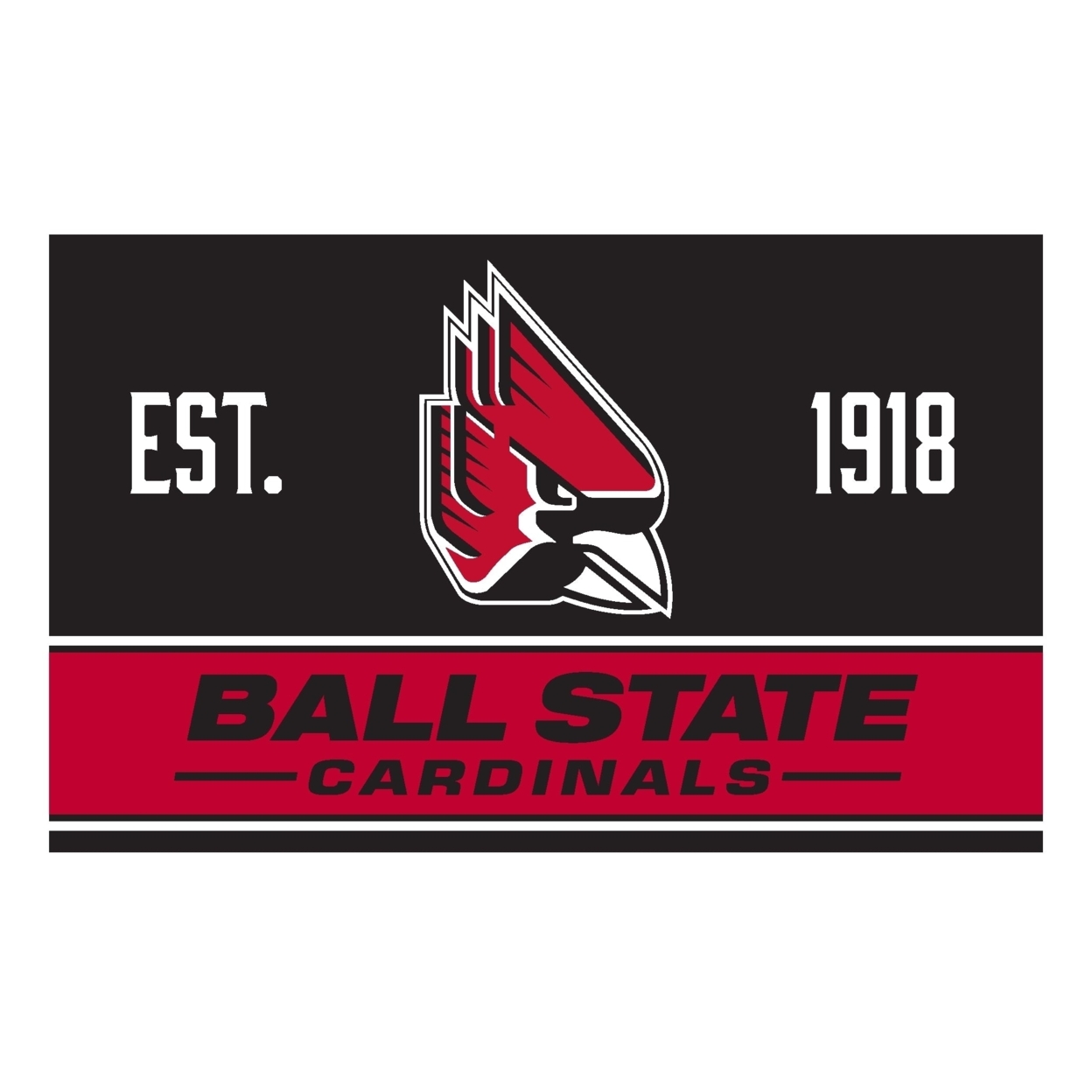 R And R Imports Ball State University Wood Sign With Frame