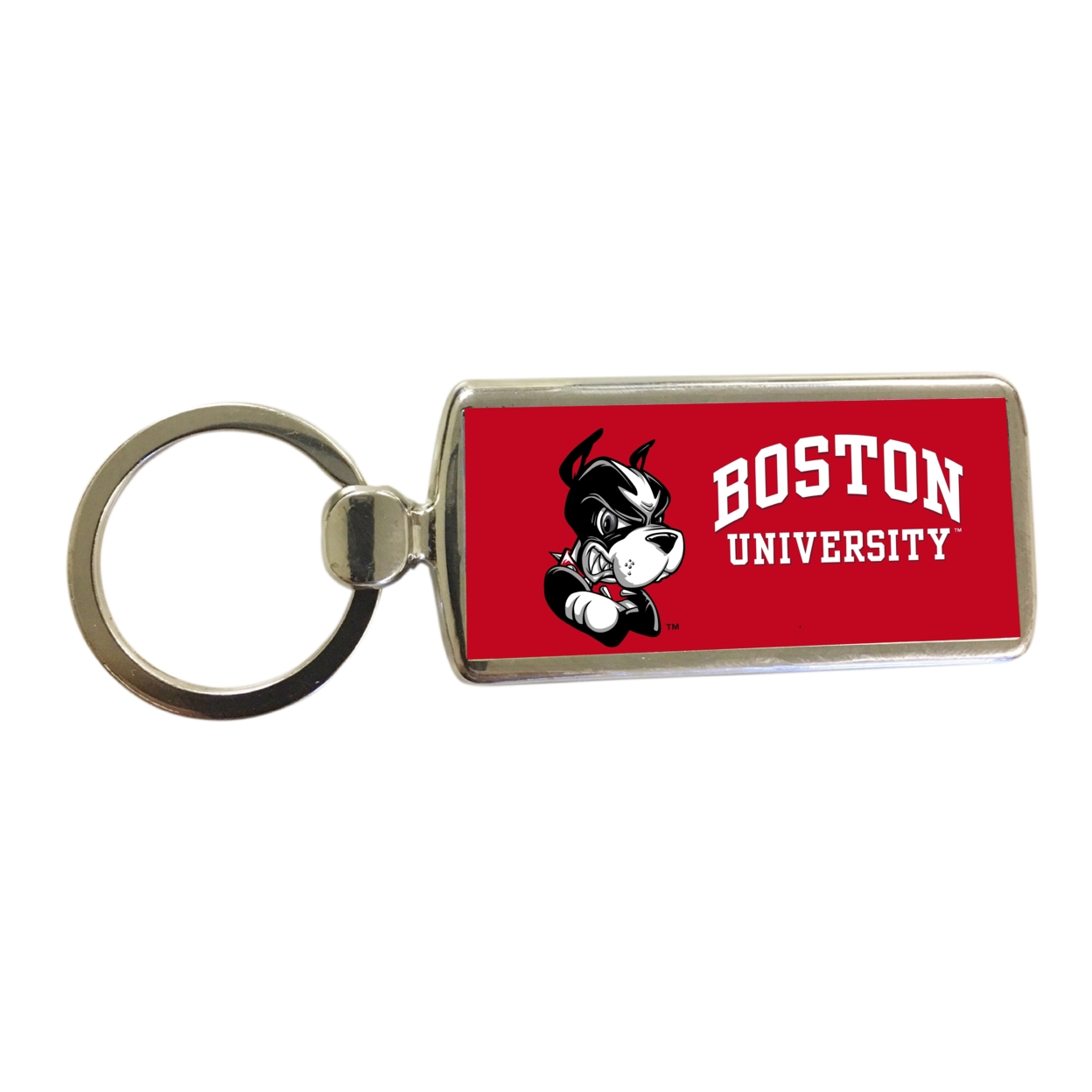 R And R Imports Boston Terriers Metal Keychain