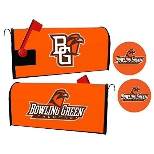 R And R Imports Bowling Green Falcons Magnetic Mailbox Cover & Sticker Set