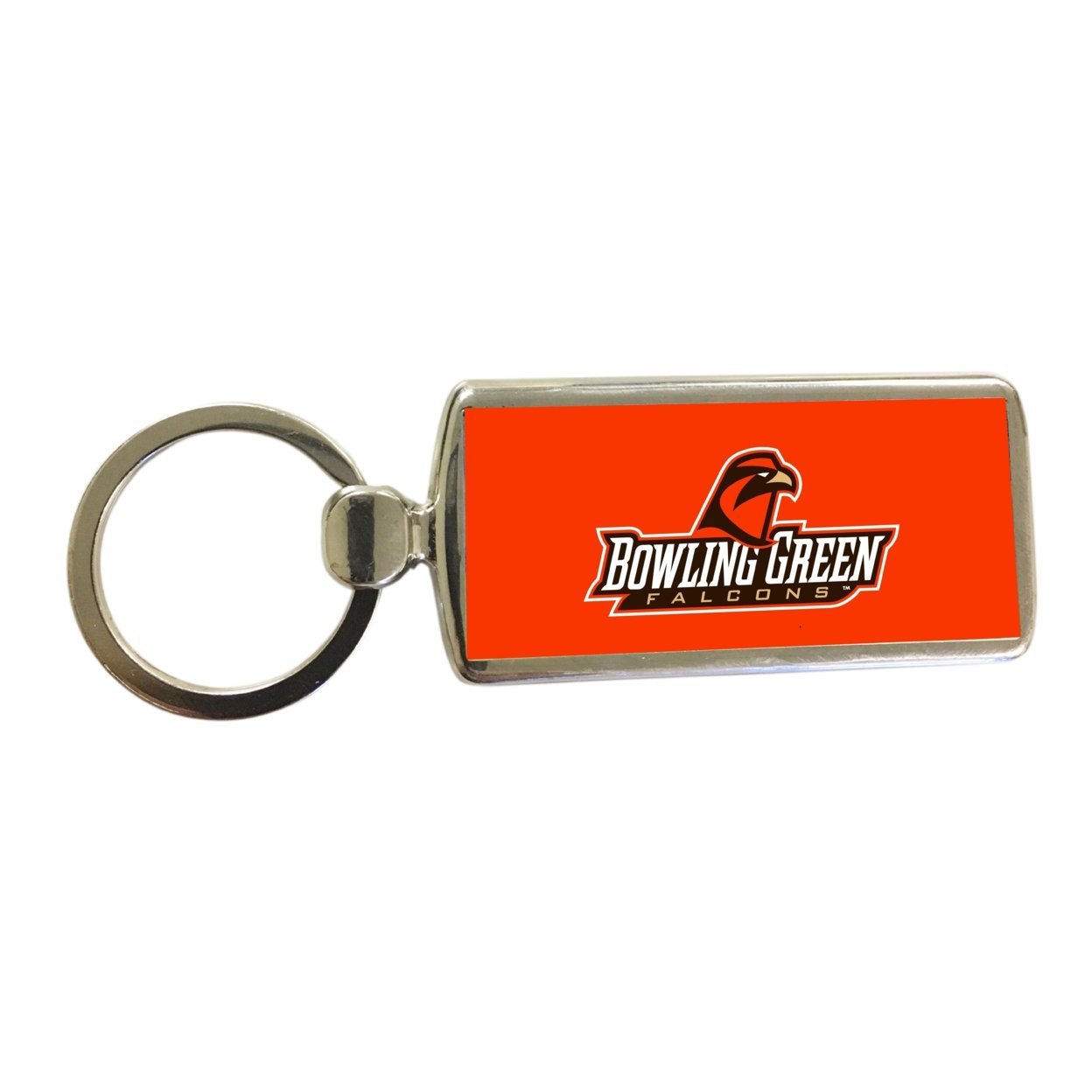 R And R Imports Bowling Green Falcons Metal Keychain