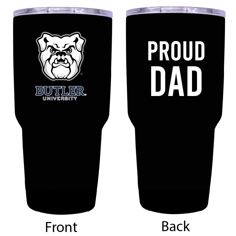 R And R Imports Butler Bulldogs Proud Dad 24 Oz Insulated Stainless Steel Tumblers Black.