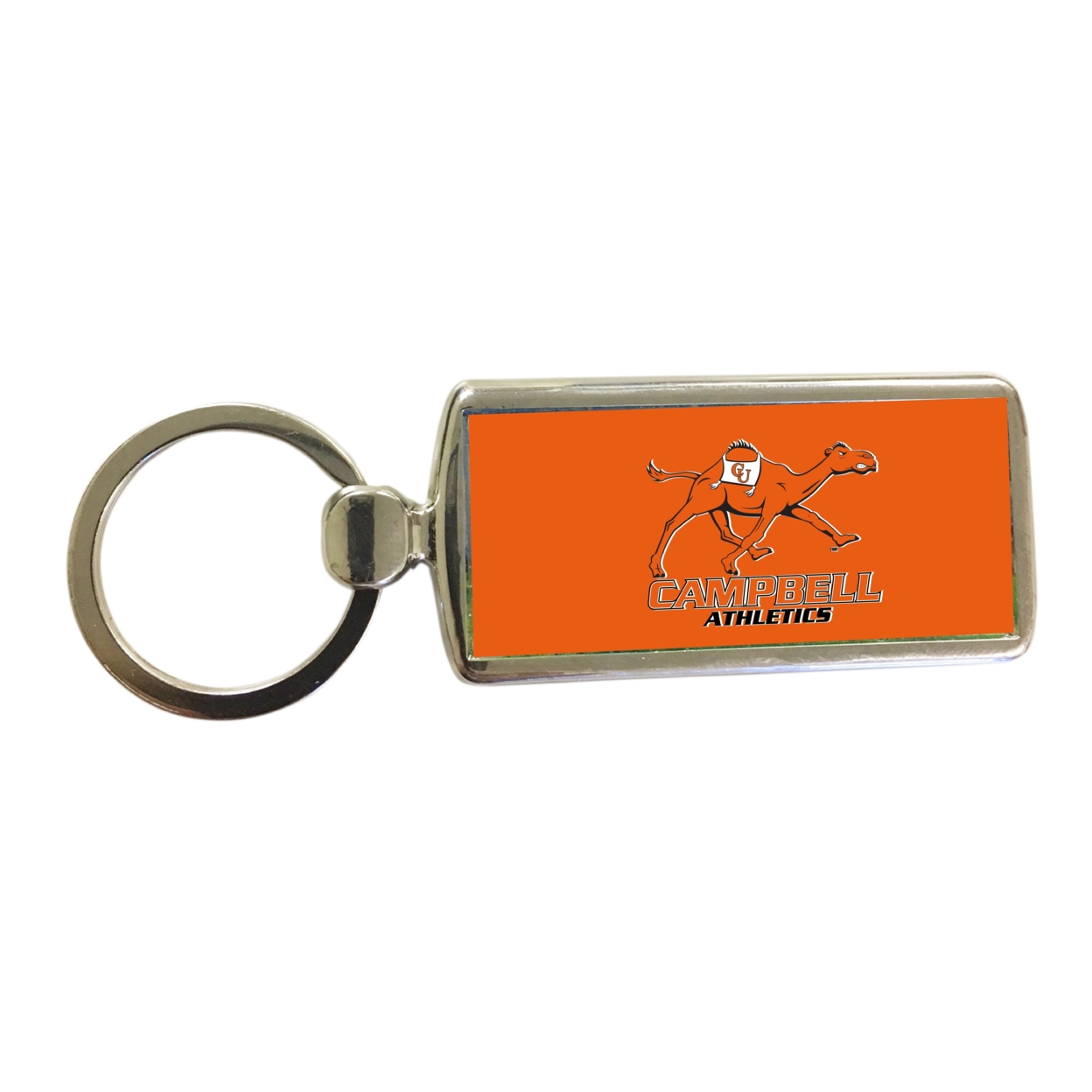 R And R Imports Campbell University Fighting Camels Metal Keychain
