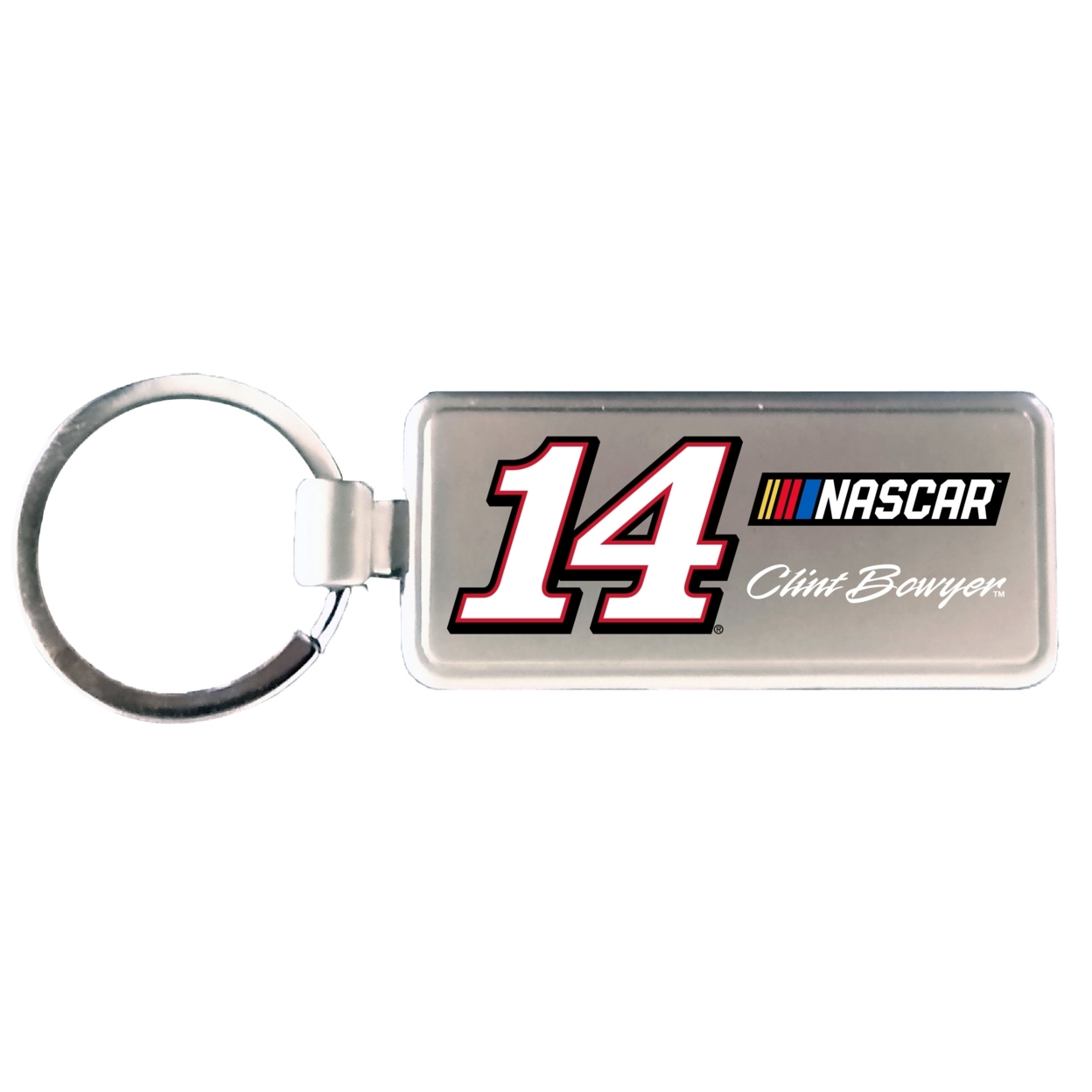 R And R Imports CB Clint Bowyer #14 NASCAR Metal Keychain