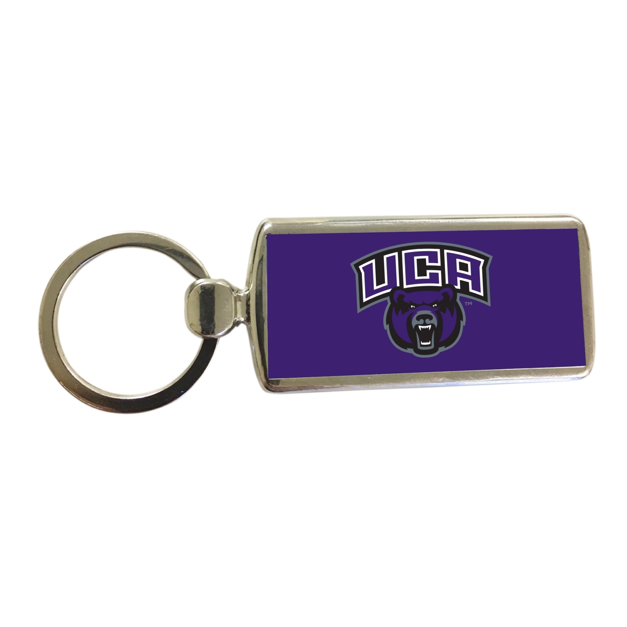 R And R Imports Central Arkansas Bears Metal Keychain