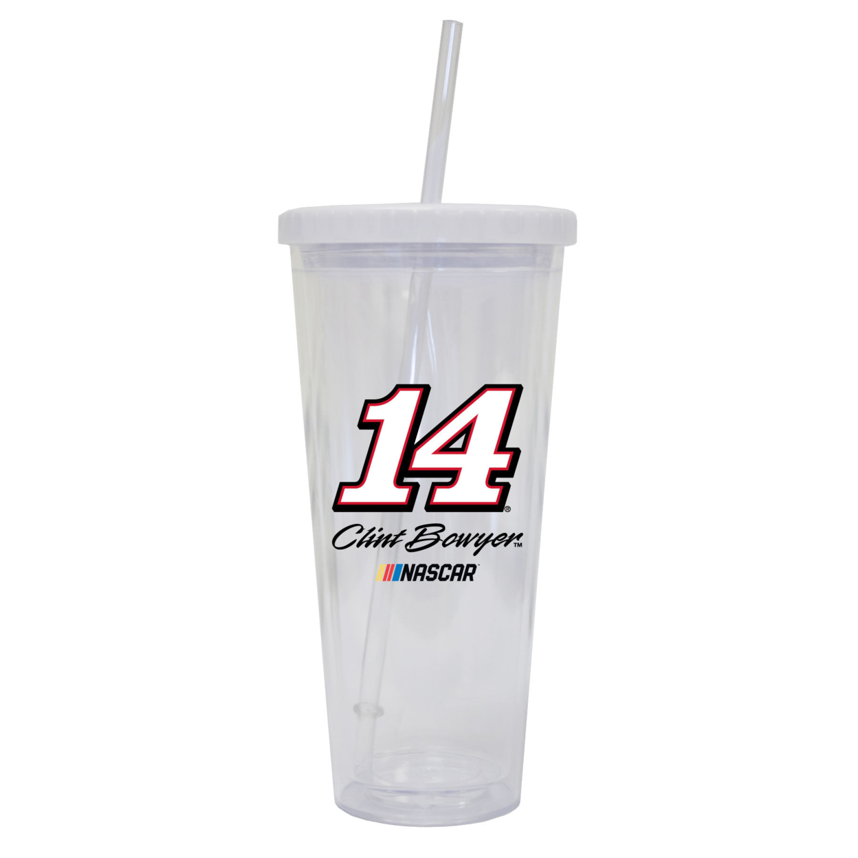 R And R Imports Clint Bowyer #14 24 Oz Straw Tumbler New For 2020