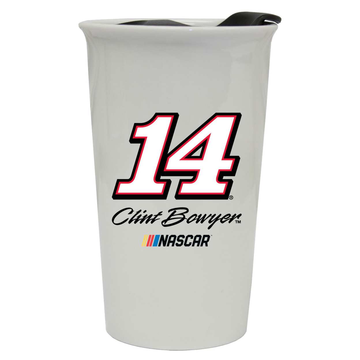 R And R Imports Clint Bowyer #14 NASCAR Double Walled Ceramic Tumbler New For 2020