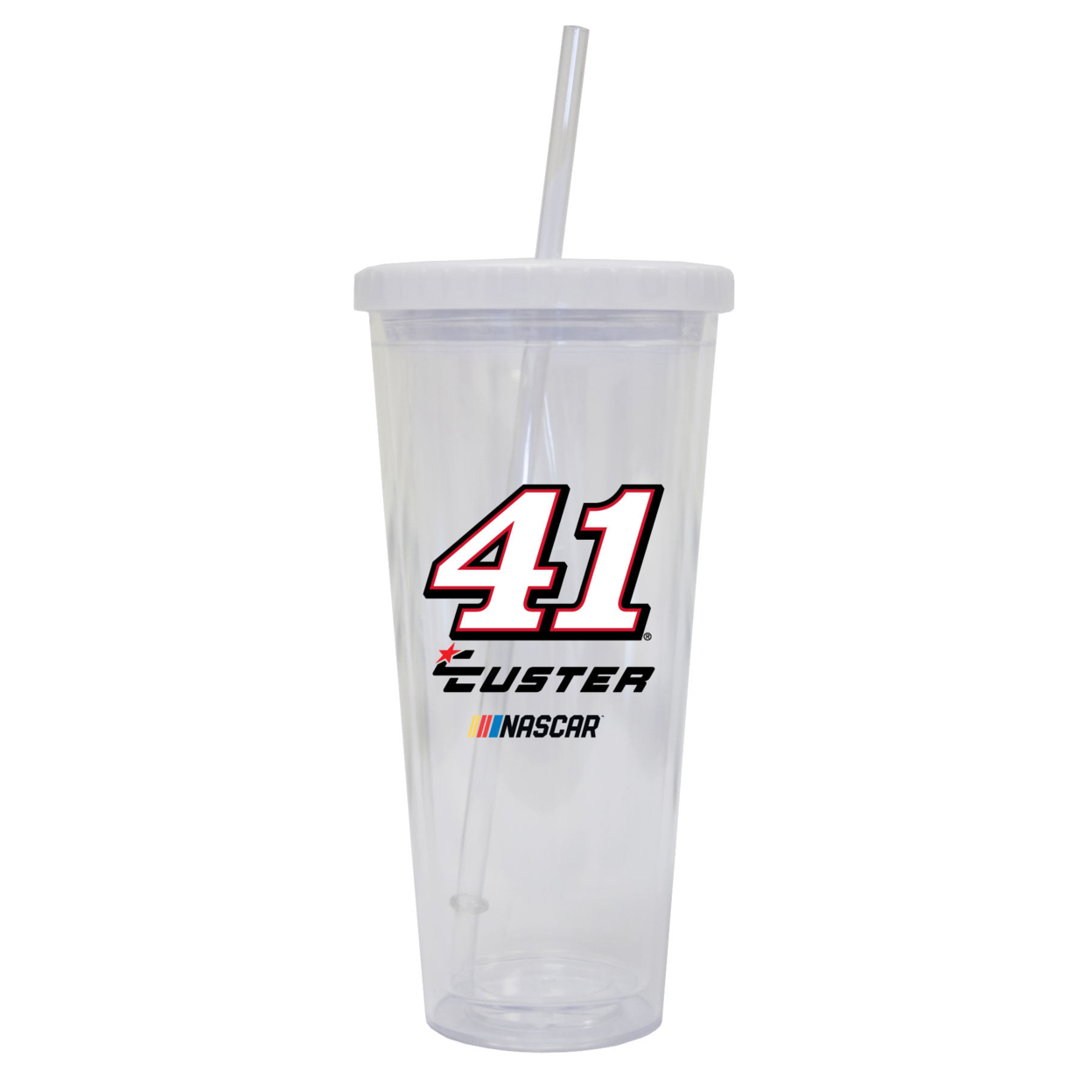 R And R Imports Cole Custer #41 24 Oz Straw Tumbler New For 2020