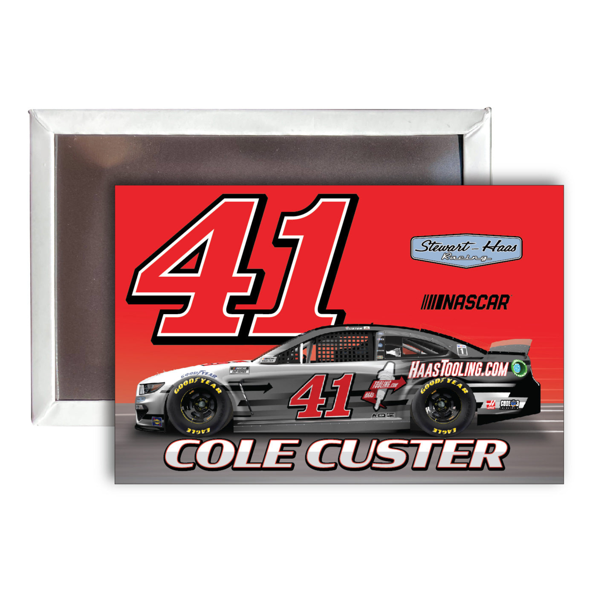 R And R Imports Cole Custer # 41 Nascar 2x3-Inch Fridge Magnet 4-PackNew For 2021