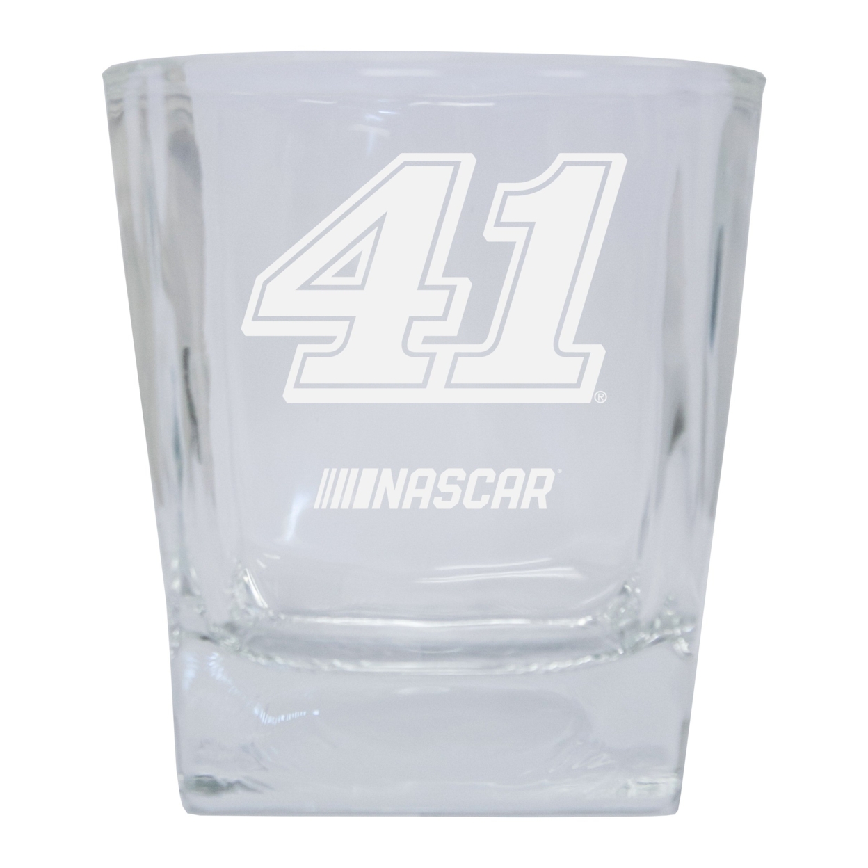 R And R Imports Cole Custer #41 NASCAR Cup Series Etched 5 Oz Shooter Glass 2-Pack