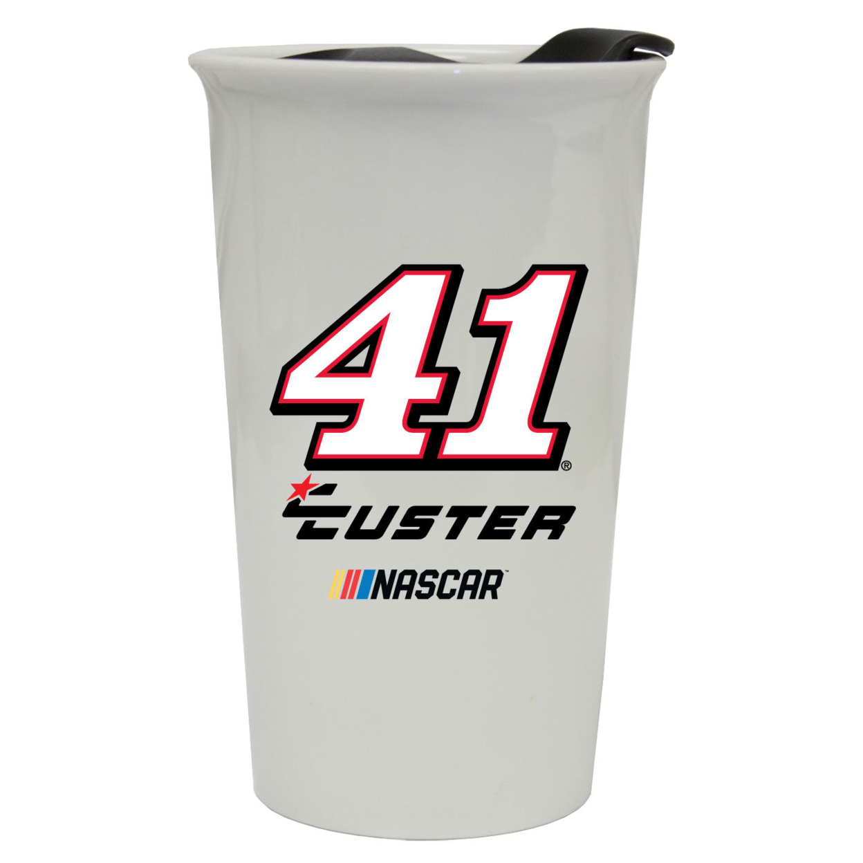 R And R Imports Cole Custer #41 NASCAR Double Walled Ceramic Tumbler New For 2020