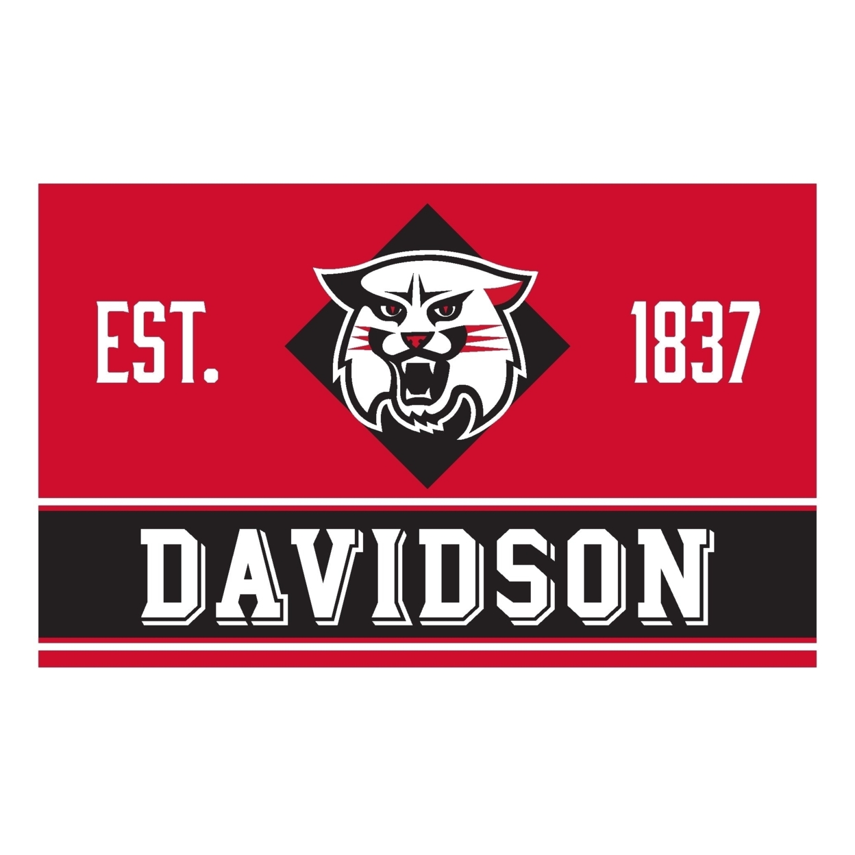 R And R Imports Davidson College Wood Sign With Frame