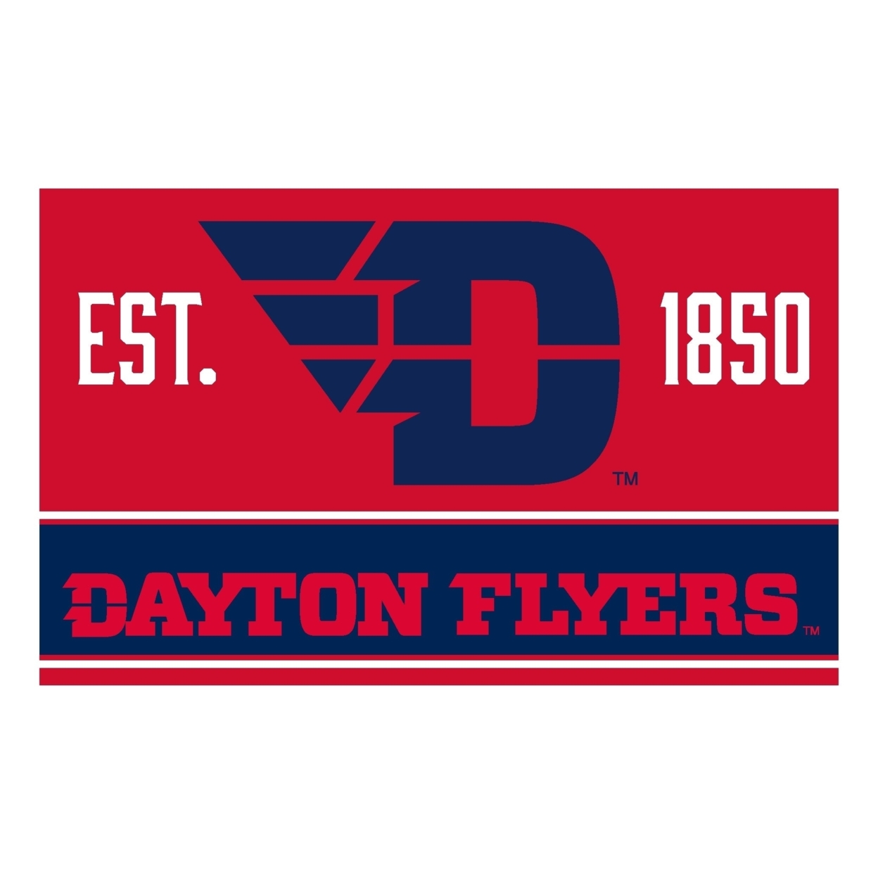 R And R Imports Dayton Flyers Wood Sign With Frame