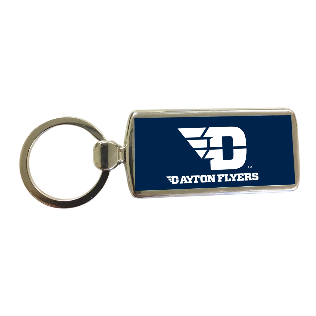 R And R Imports Dayton Flyers Metal Keychain