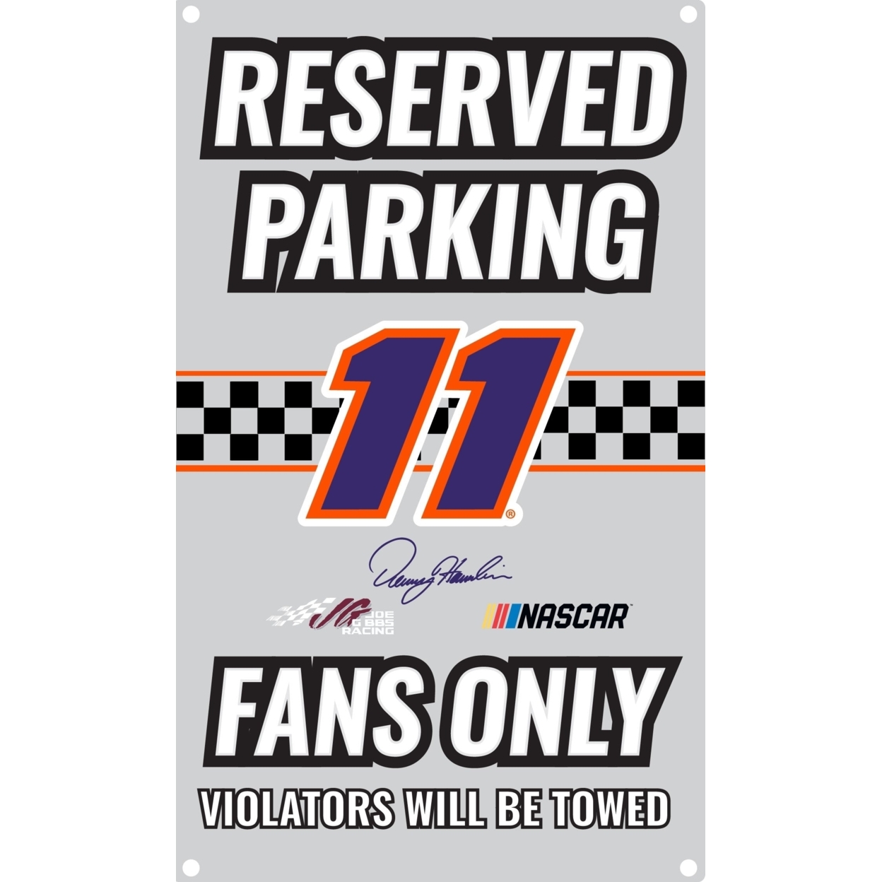R And R Imports Denny Hamlin #11 Metal Sign New For 2020