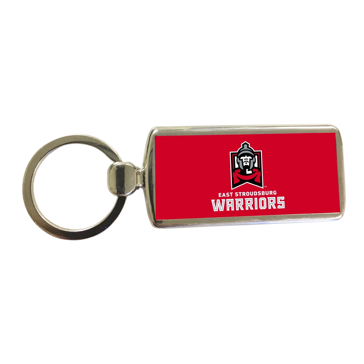 R And R Imports East Stroudsburg University Metal Keychain