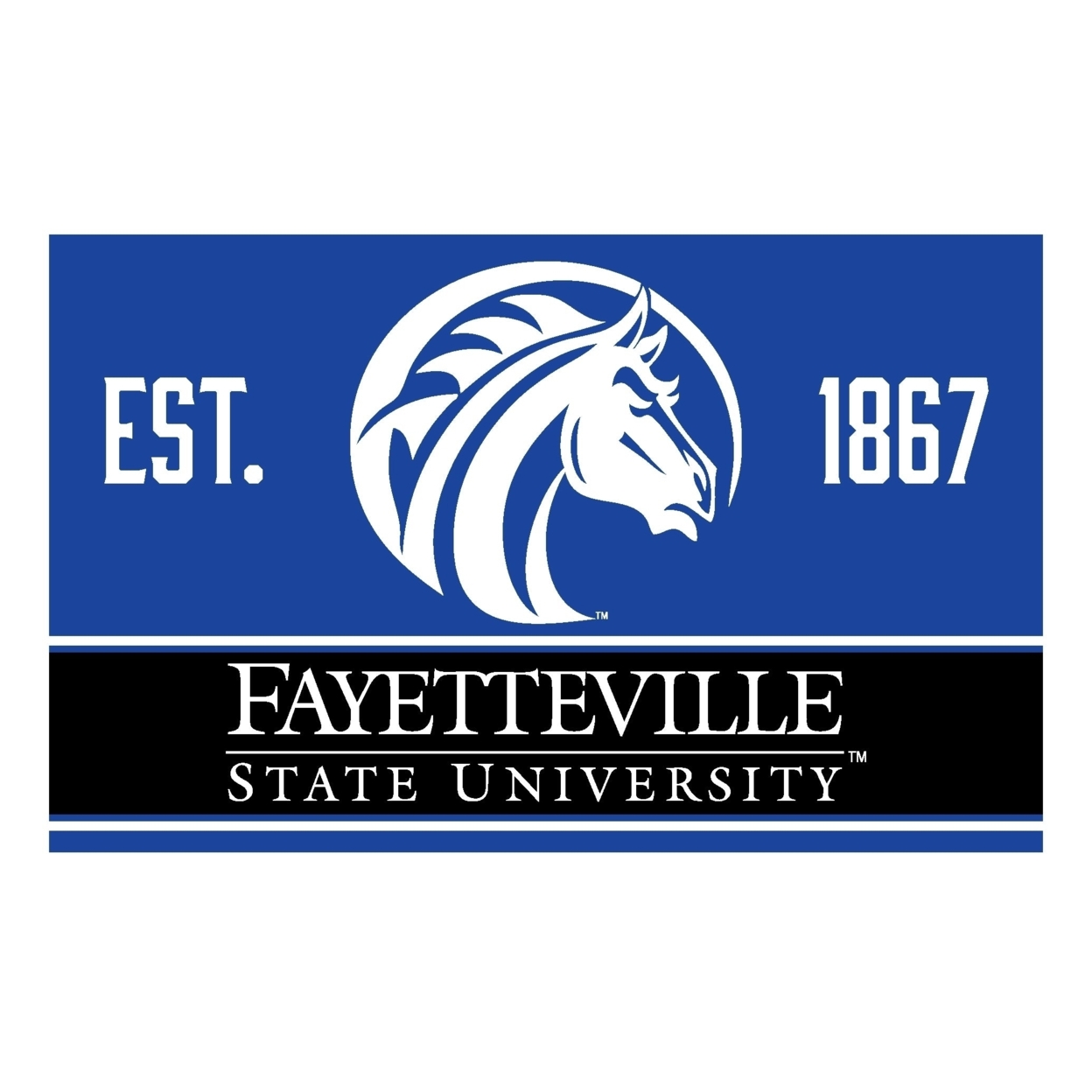 R And R Imports Fayetteville State University Wood Sign With Frame