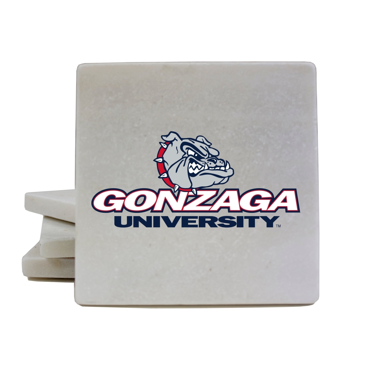 R And R Imports Gonzaga Bulldogs Marble Coaster 4 Pack