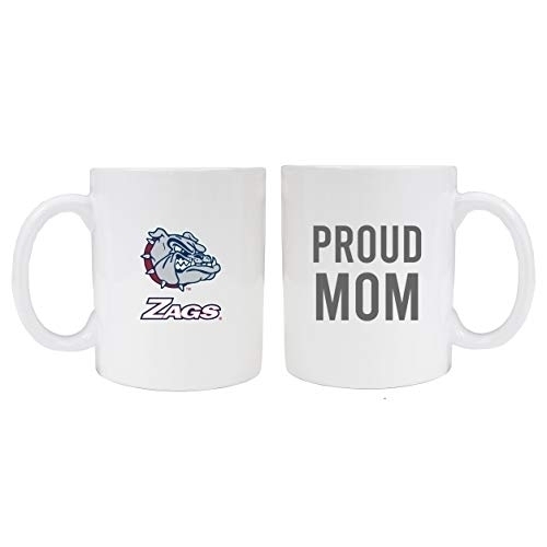 Gonzaga Bulldogs Proud Mom Ceramic Coffee Mug - White (2 Pack)