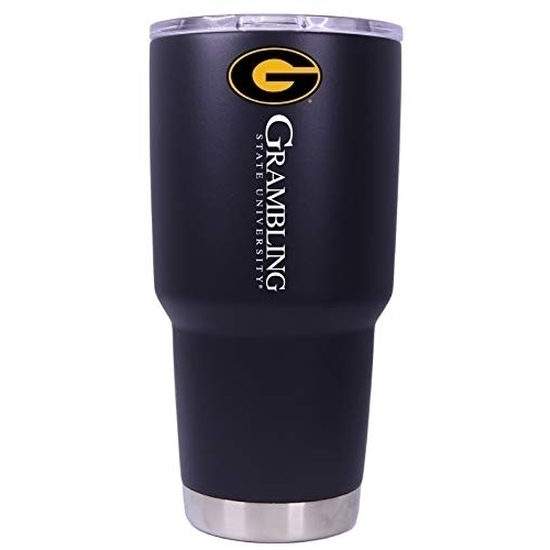 Grambling University Tigers 24 Oz Insulated Stainless Steel Tumbler Black.