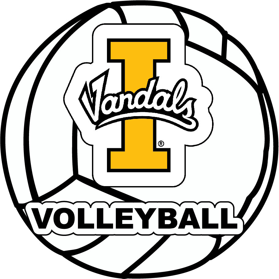 Idaho Vandals 4-Inch Round Volleyball Vinyl Decal Sticker