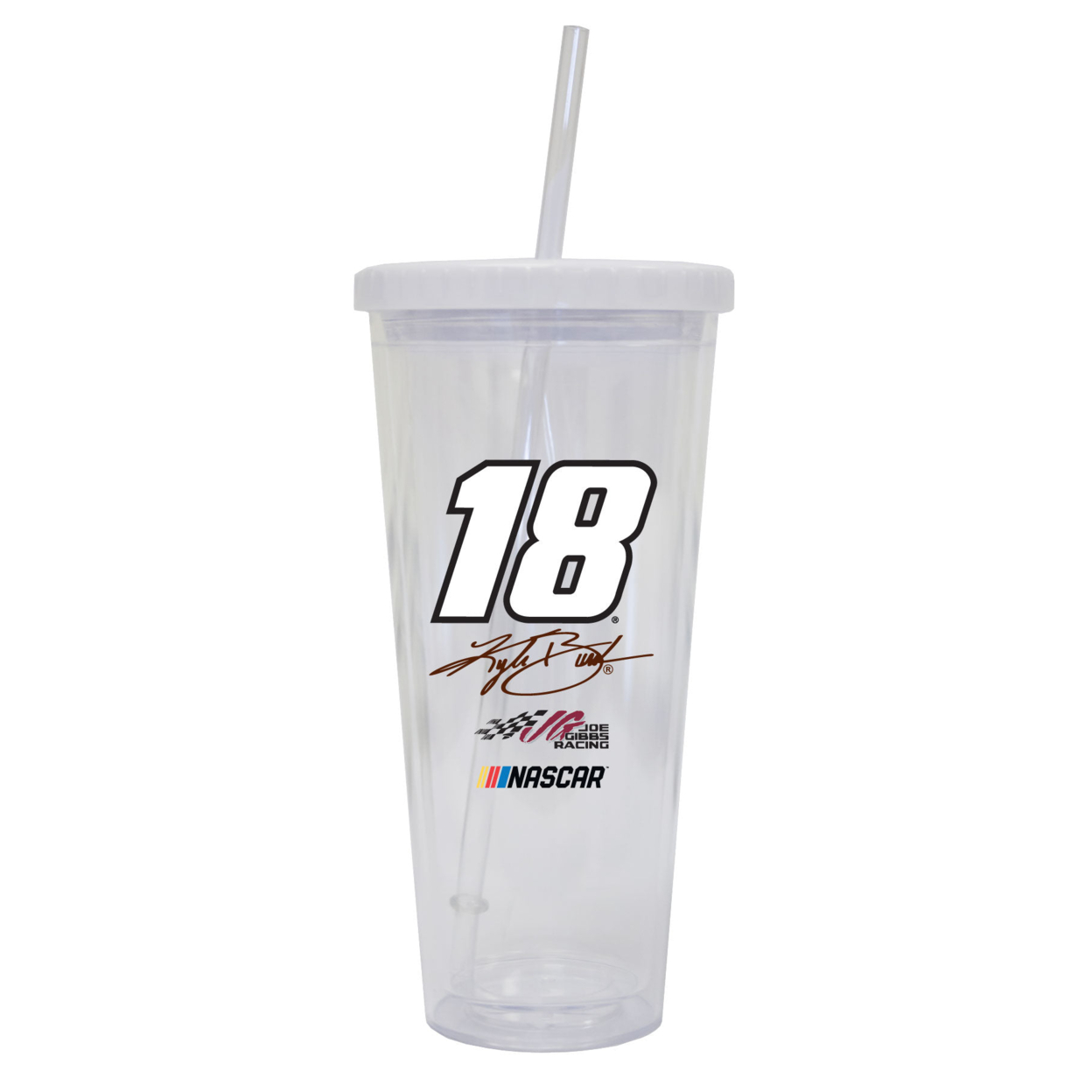 R And R Imports Kyle Busch #18 24 Oz Straw Tumbler New For 2020
