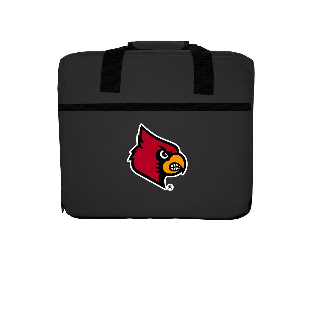 R And R Imports Louisville Cardinals Double Sided Seat Cushion