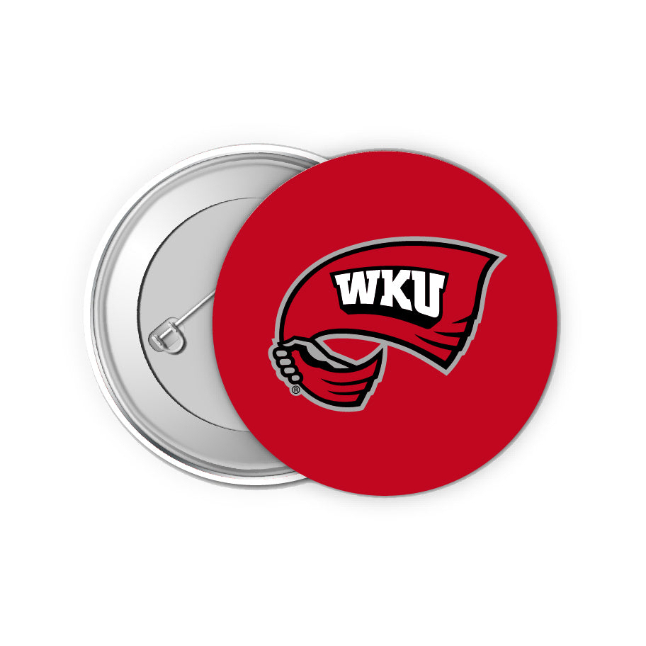 Western Kentucky Hilltoppers 2 Inch Button Pin 4 Pack