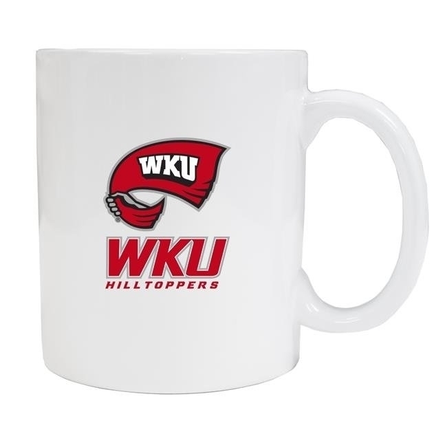 Western Kentucky Hilltoppers White Ceramic Mug 2-Pack (White).