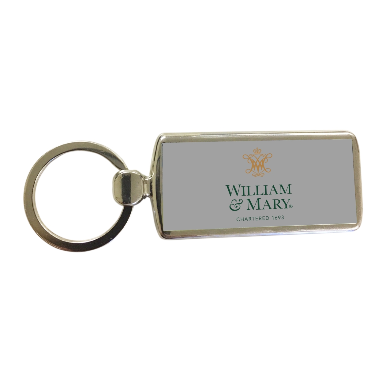William And Mary Metal Keychain