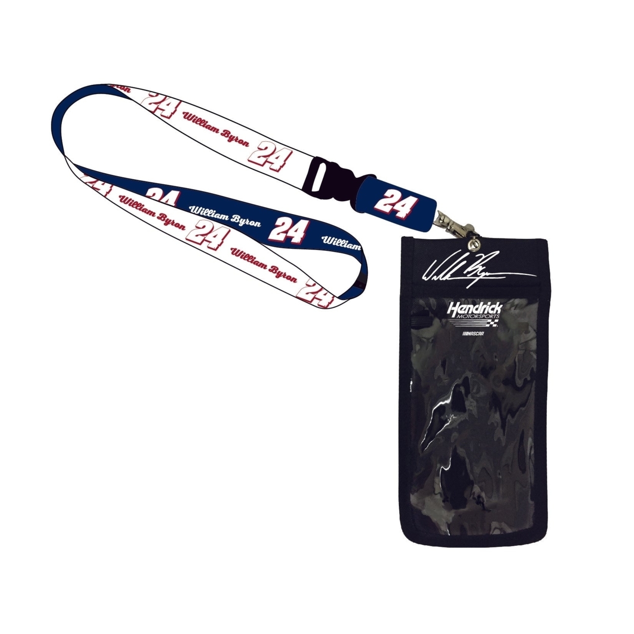 William Byron #24 Racing Nascar Deluxe Credential Holder W/Lanyard New For 2020