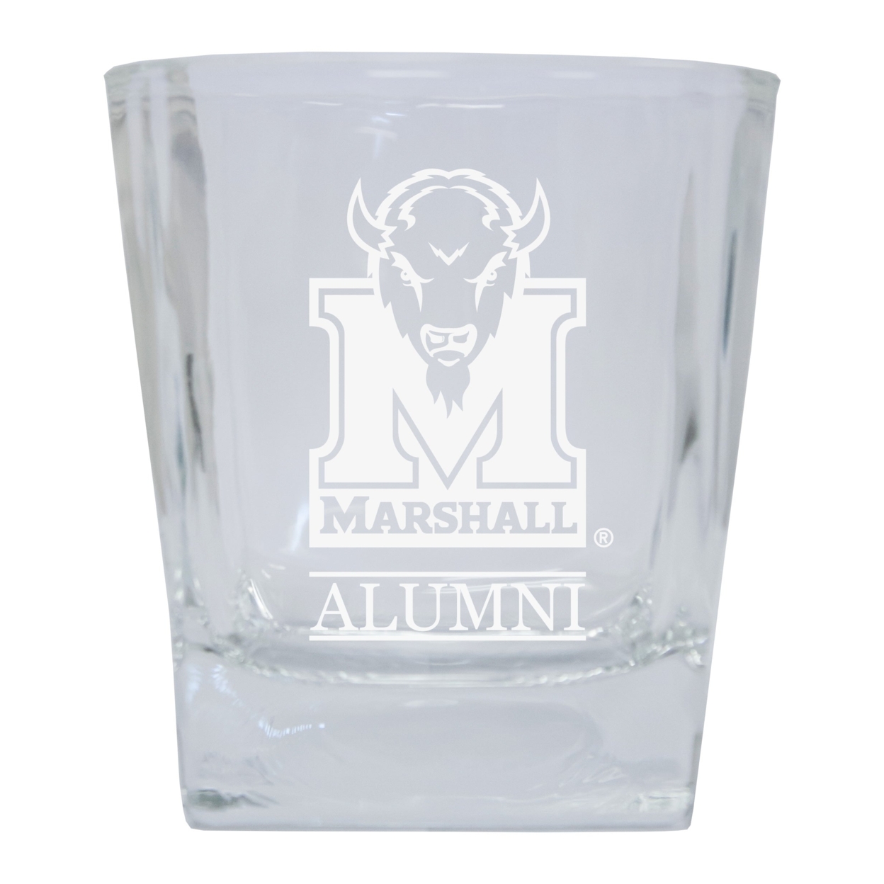 Marshall Thundering Herd 8 Oz Etched Alumni Glass Tumbler 2-Pack