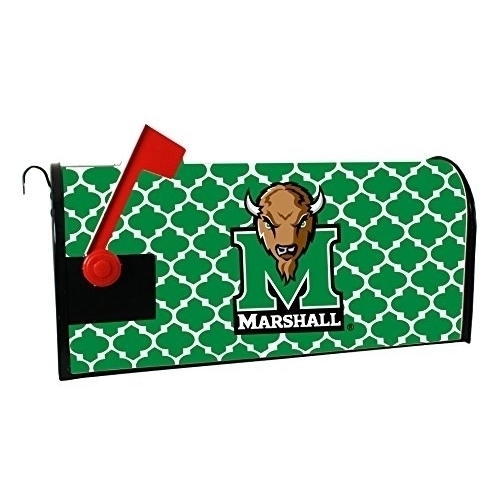 Marshall Thundering Herd Mailbox Cover-Marshall University Magnetic Mail Box Cover-Moroccan Design