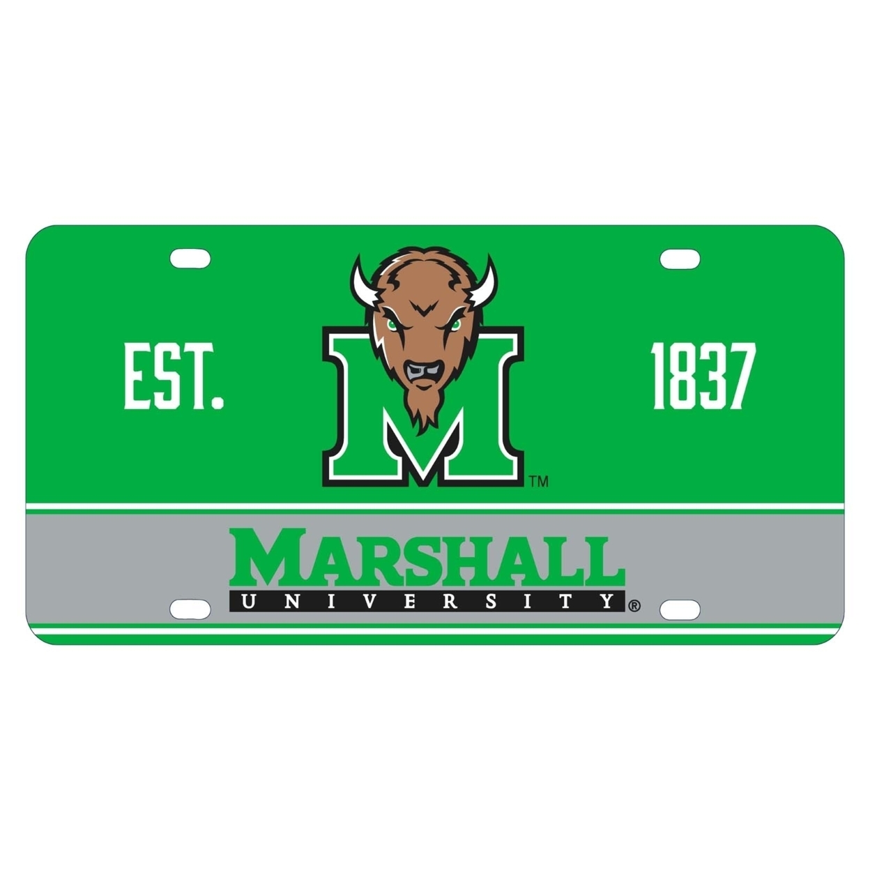 Marshall Thundering Herd Metal License Plate