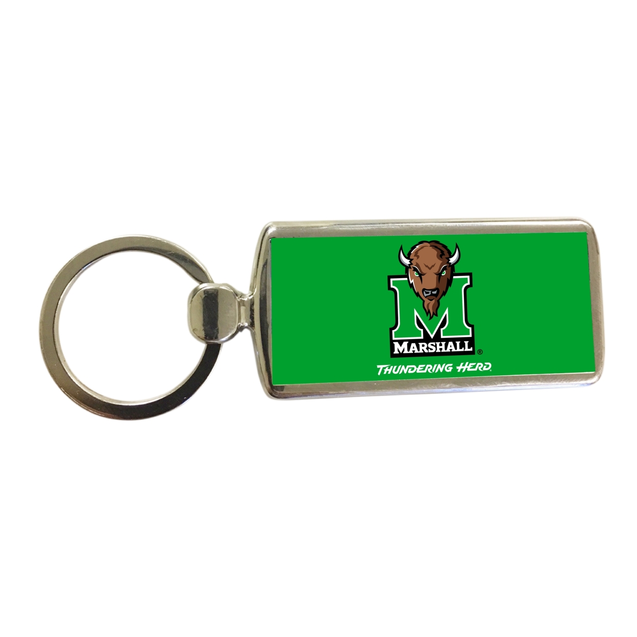 R And R Imports Marshall Thundering Herd Metal Keychain