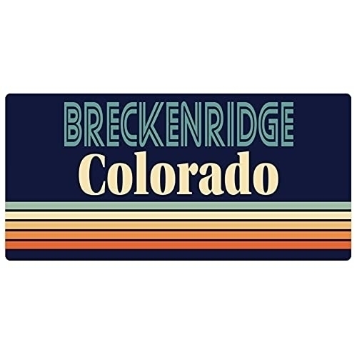 Breckenridge Colorado 5 X 2.5-Inch Fridge Magnet Retro Design