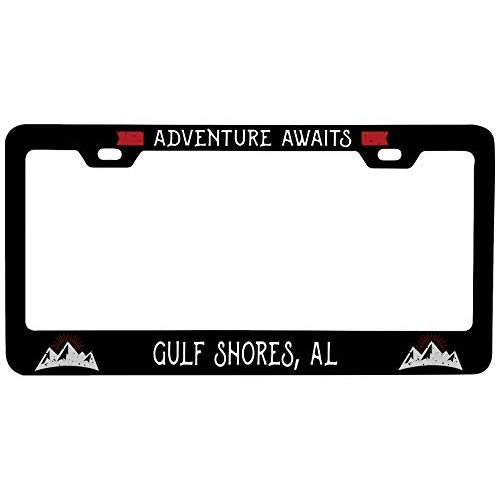 R And R Imports Gulf Shores Alabama Vanity Metal License Plate Frame