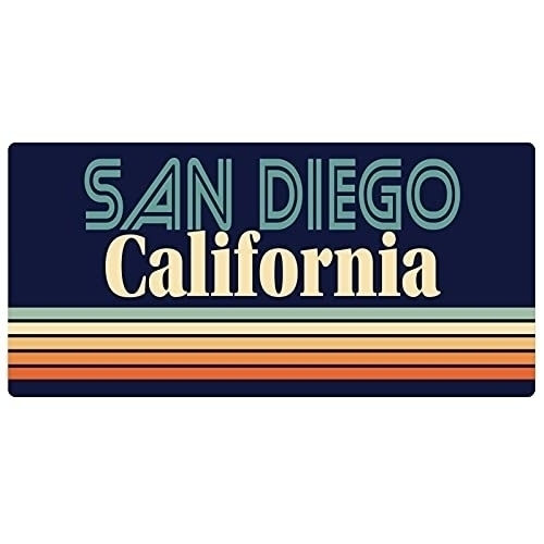 San Diego California 5 X 2.5-Inch Fridge Magnet Retro Design