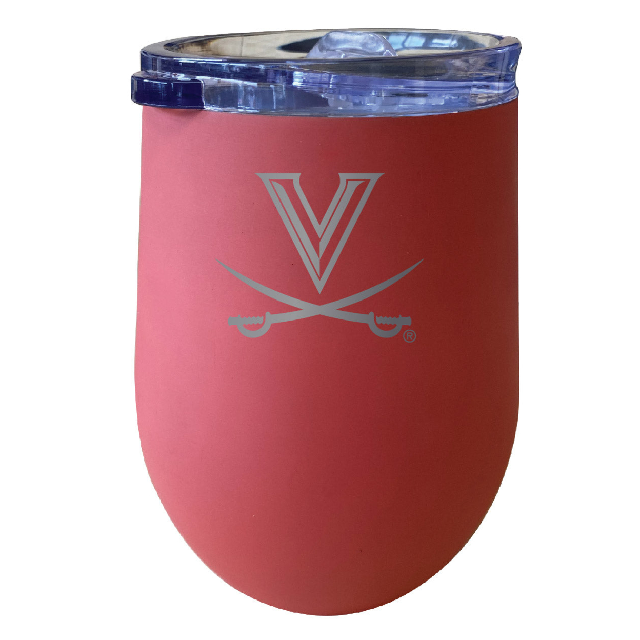 Virginia Cavaliers 12 Oz Etched Insulated Wine Stainless Steel Tumbler - Choose Your Color - Navy