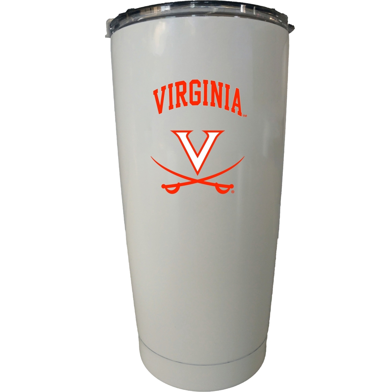 Virginia Cavaliers 16 Oz Choose Your Color Insulated Stainless Steel Tumbler Glossy Brushed Finish - White