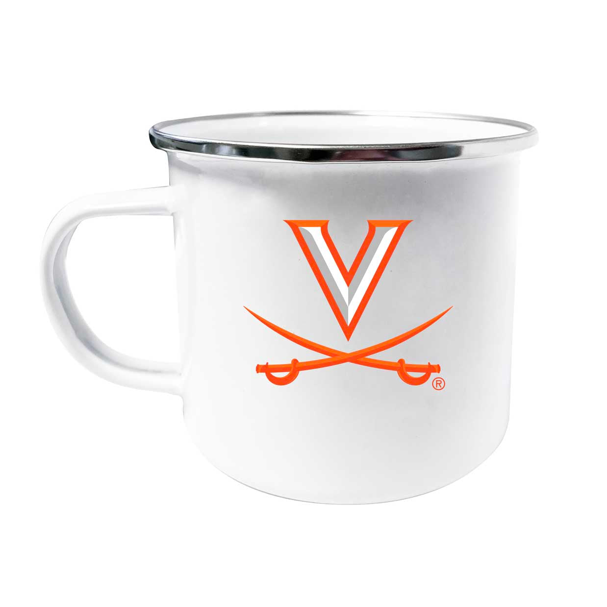 Virginia Cavaliers Tin Camper Coffee Mug - Choose Your Color - Gray