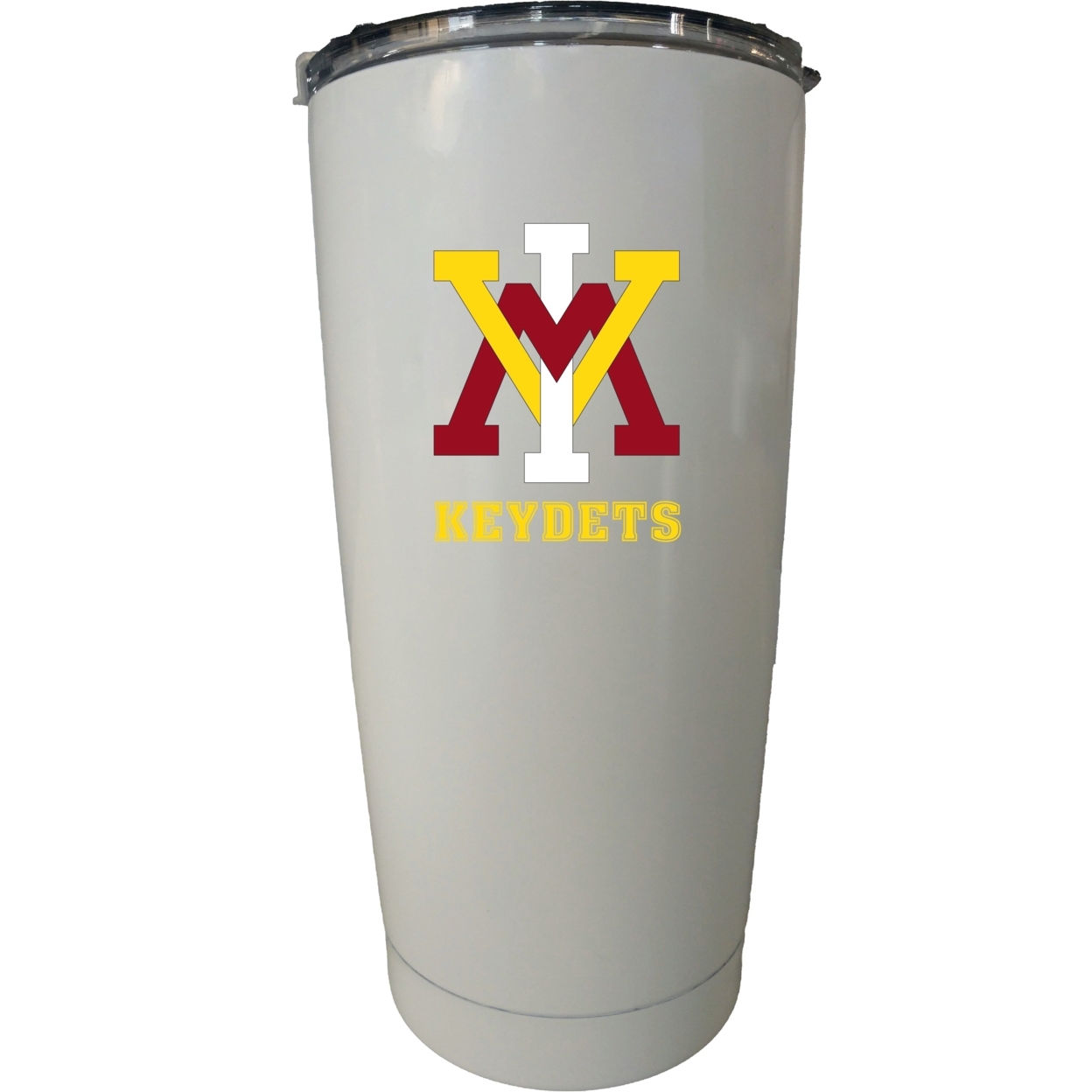 Virginia Military Institute Choose Your Color Insulated Stainless Steel Tumbler Glossy Brushed Finish - White