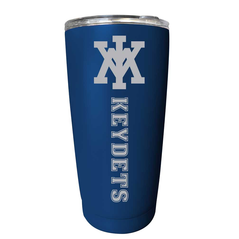 VMI Keydets Etched 16 Oz Stainless Steel Tumbler (Choose Your Color) - Navy