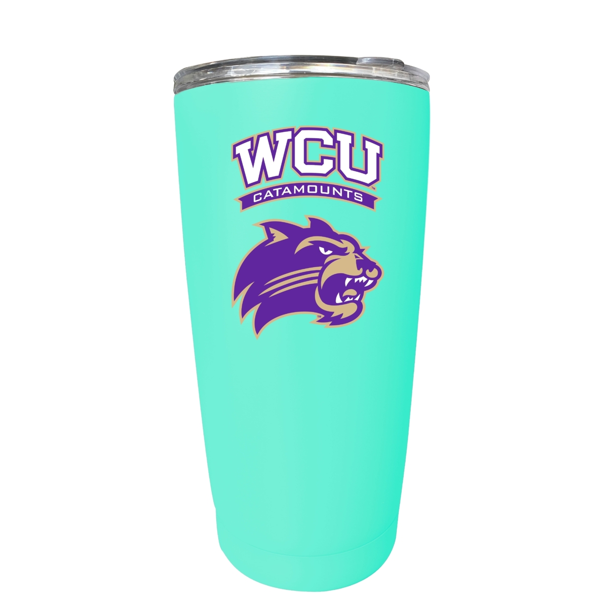 Western Carolina University 16 Oz Insulated Stainless Steel Tumbler - Choose Your Color. - Seafoam