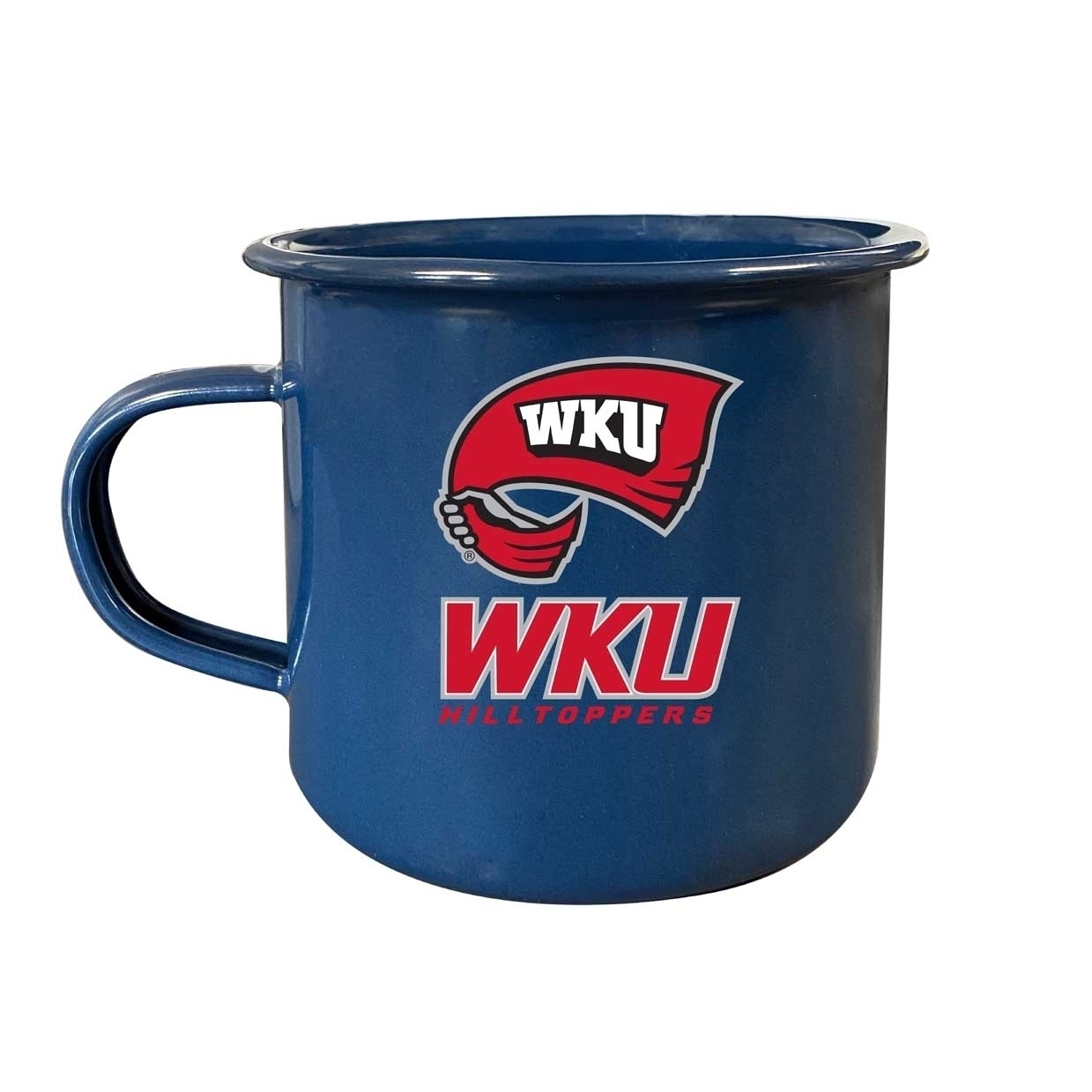 Western Kentucky Hilltoppers Tin Camper Coffee Mug - Choose Your Color - Navy