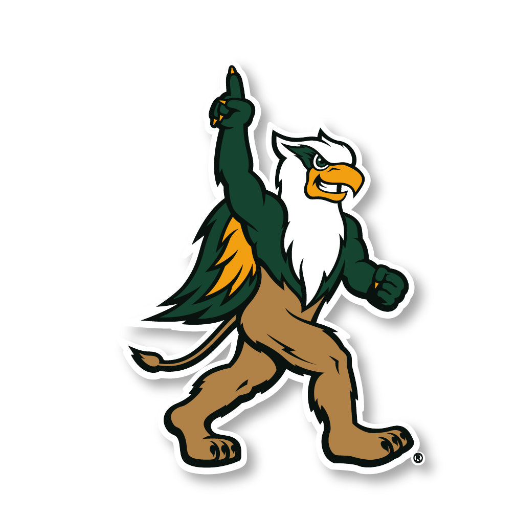 William And Mary 6 Inch Vinyl Mascot Decal Sticker - 4, 12-Inch