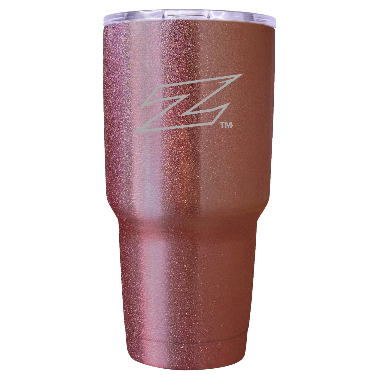 Akron Zips 24 Oz Insulated Tumbler Etched - Rose Gold